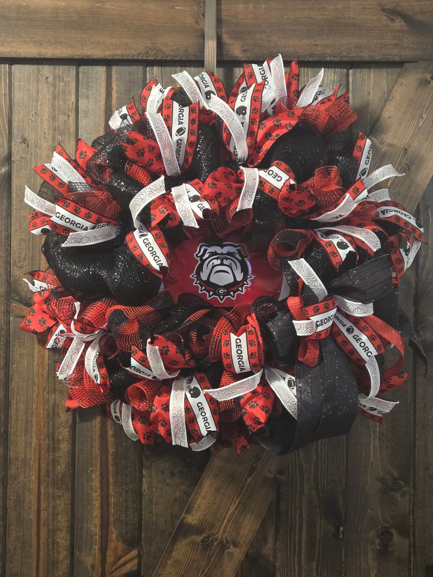 College Football Wreath