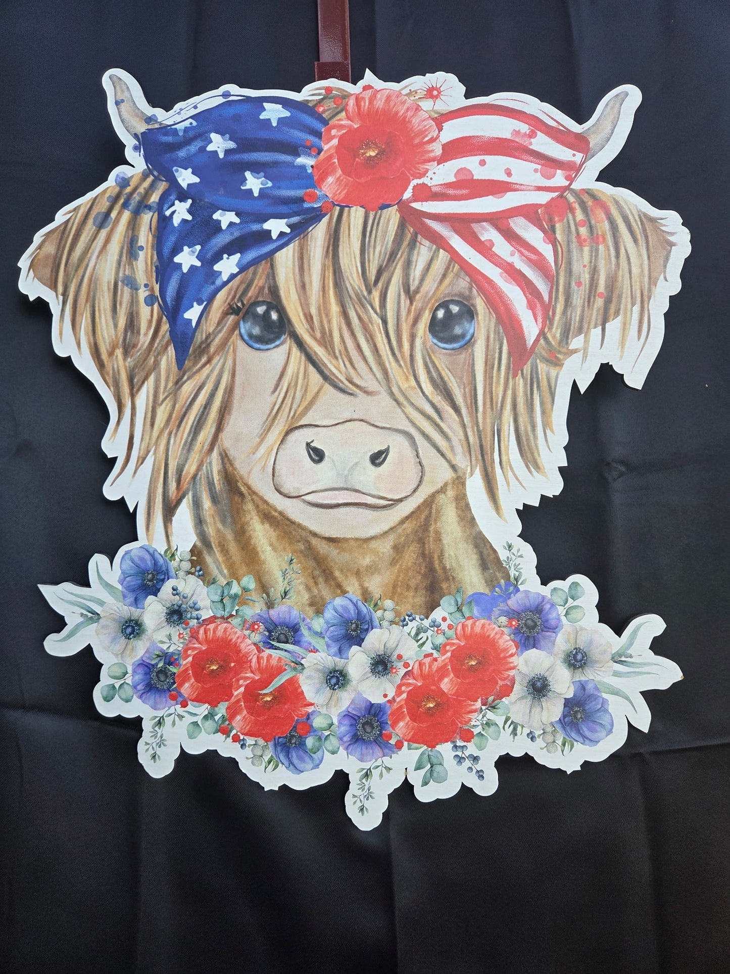 American Cow Door Hanger